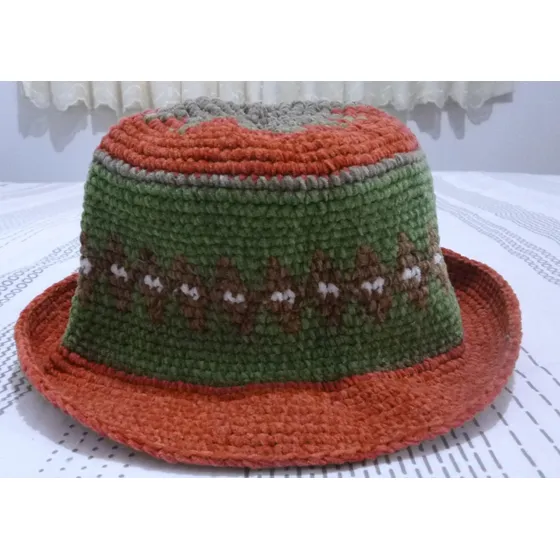 Gorro Sombrero Tejido Usado