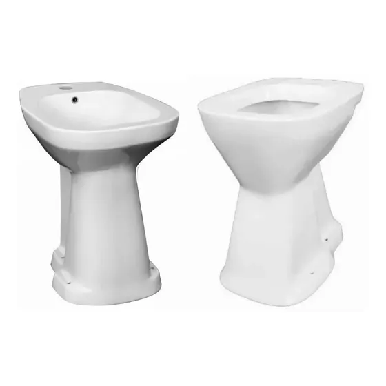 Baño Discapacitados Inodoro Alto + Bidet 3 Agujero Cordenons