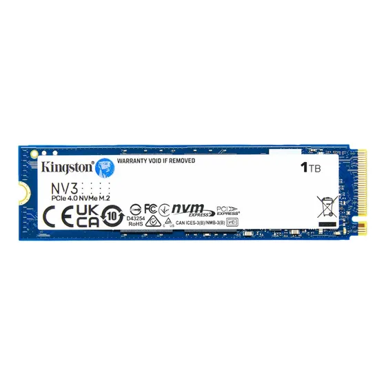 Disco Solido Ssd M2 Kingston Nv3 Pcie 4.0 Nvme 1tb Snv3s