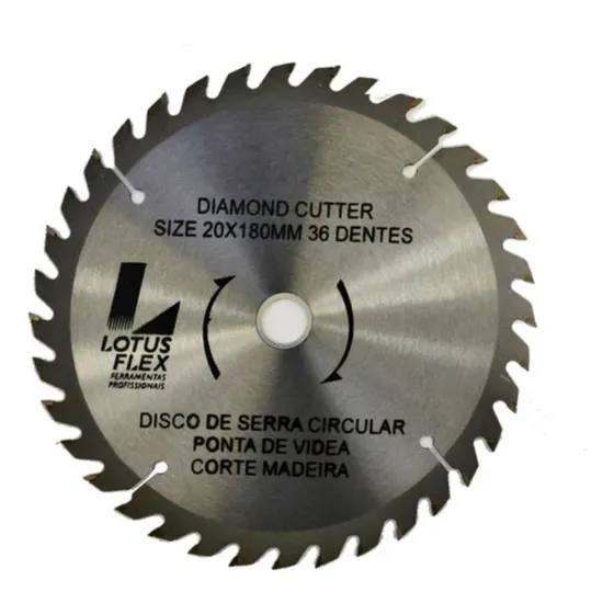 Serra Circular 180mm 36d Para Bancada Flex Lotus - Mh