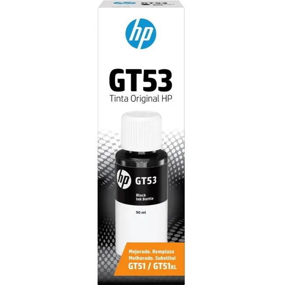 Botella De Tinta Pigmentada Color Negro 90ml Hp