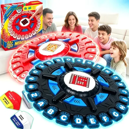 Tapple Jogo Palavras Digital Interativo Português Brinquedo Display Digital-azul