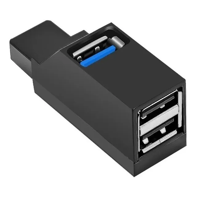 2x Mini Hub Usb 3.0 3 Puertos Pc Ps4 Xbox Datos Portatil
