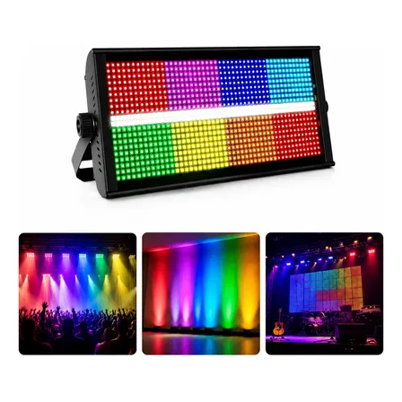 Luces Led Profesionales Strobo 1000w Led Rgbw Dmx Para Dj 127/220v