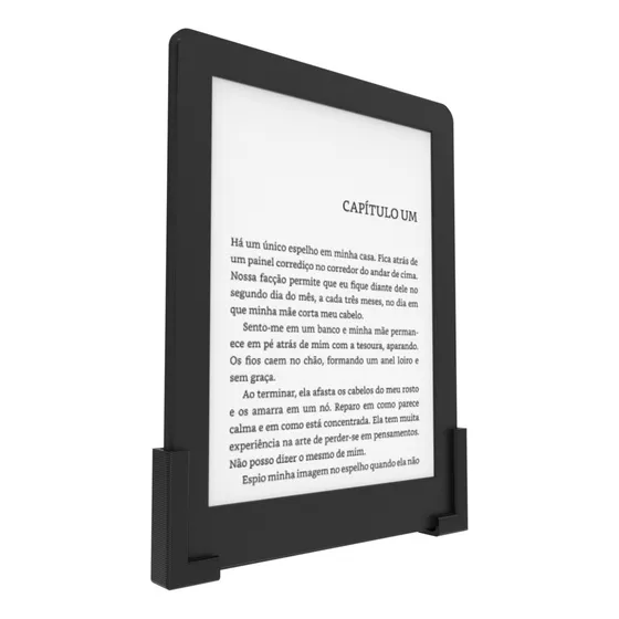 Suporte De Parede Para Kindle 10o Geração Leitura Livro Cor Preto