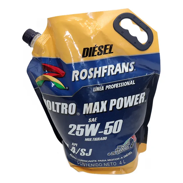 Aceite Motor 25w50 Diesel Camion Voltro Max 4l Roshfrans