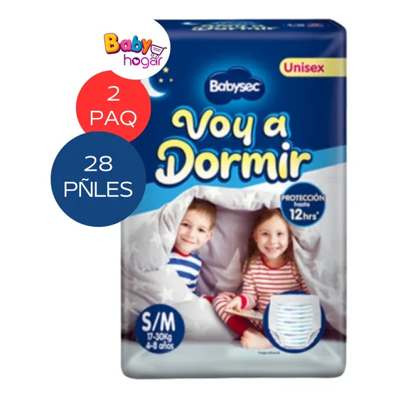 Babysec Voy A Dormir 2 Paq S/m