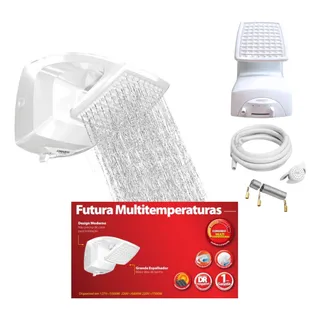 Chuveiro Ducha Futura Multitemperaturas Sem Haste Lorenzetti Chuveiro Ducha Futura Multitemperaturas Sem Haste Lorenzetti