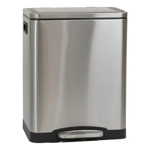 Lixeira Dupla Separação 40litros Inox Totemmax Joseph Joseph