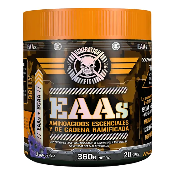 Eaas Aminoacidos Escenciales Generation Fit 360g Electrolito Grape Twist