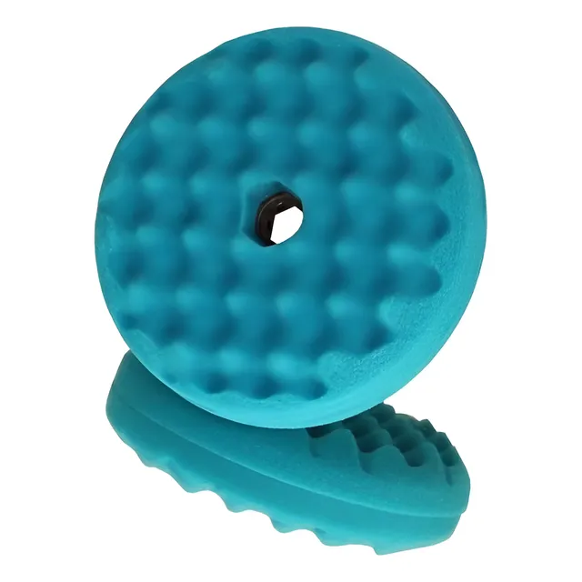 Mopa De Pulido Azul Doble Cara 8  Pasos 3 X 3 M
