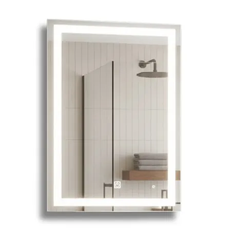 Espejo De Pared Marthing Con Iluminación Led Y Sistema Touch De 3 Tonos Ctt. Diseño Rectangular Vertical 70×50 Cm Con… 70x50cm / Rectangular