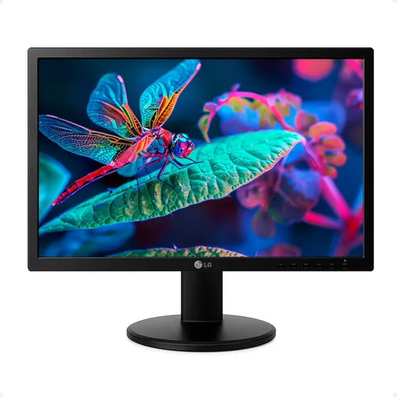 Monitor LG 19  19p Lad Vga 60hz - Linha 19 Pol Preto