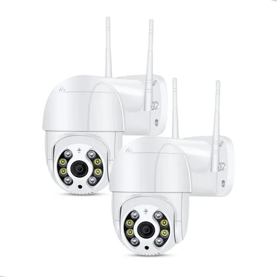 Kit 2 Câmeras De Segurança Icsee Prova Dagua Infravermelho