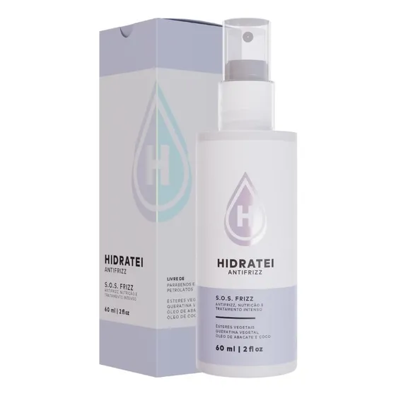 Sos Frizz Hidratei 60ml - Máscara Líquida De Reconstrução