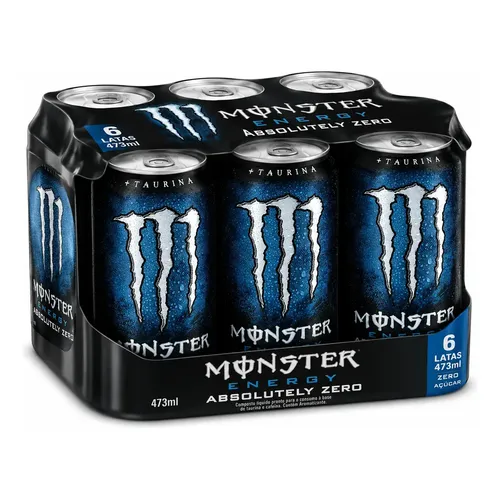 Kit 5 Latas Energetico Monster Edições Especiais 500ml Cada