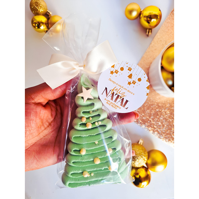 Pinheiro De Suspiros Personalizado Kit Com 10 Unidades