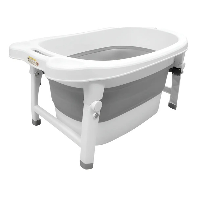 Banheira Dobrável Portátil Media Cinza Clingo