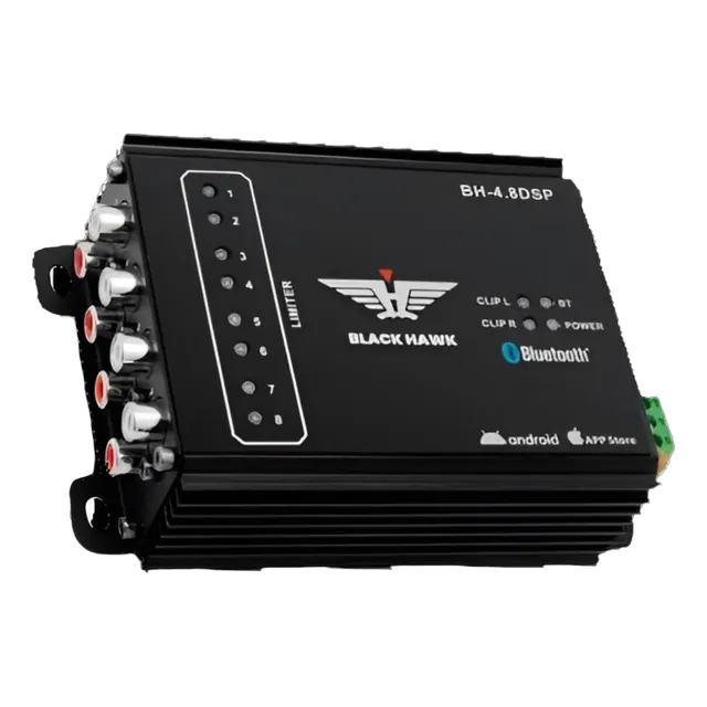Procesador Digital Dsp Bluetooth 8 Bandas - Black Hawk