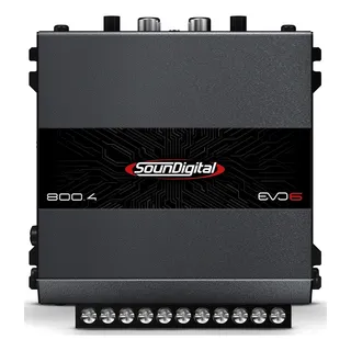 Modulo Amplificador Soundigital Sd800.4 800w Evo6 4 Canais Cor Preto Modulo Amplificador Soundigital Sd800.4 800w Evo6 4 Canais Cor Preto
