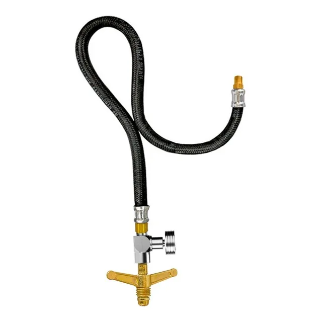 Registro Alta Pressão P/ Botijão Gás P13 + Pigtail 1/8 1m