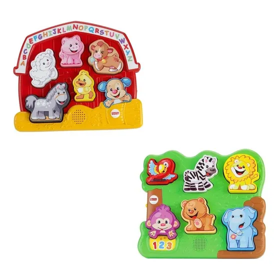 Rompecabezas Con Sonidos Para Bebes  Animalitos Fisher Price