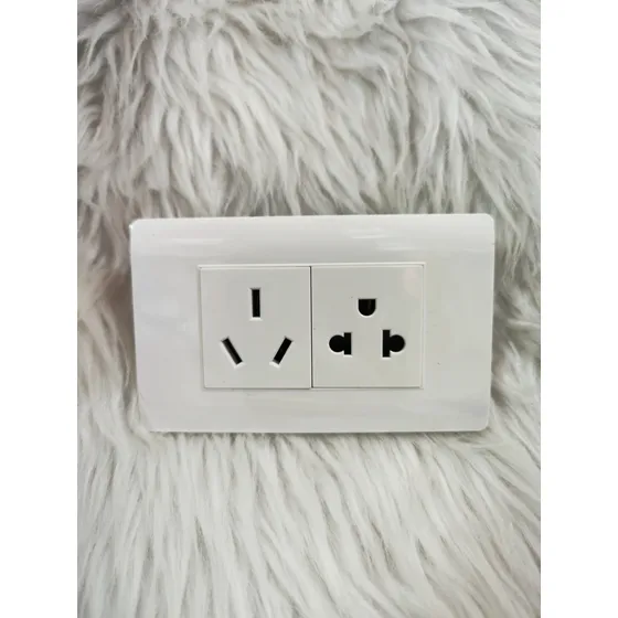 Toma Corriente Doble 220v 16a Blanco Universal