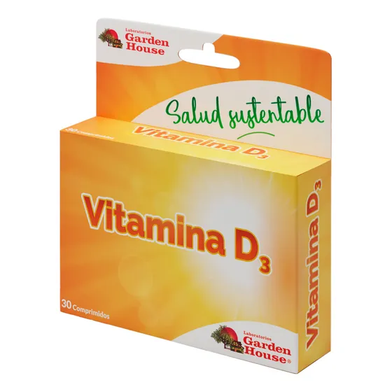Garden House Vitamina D3 800ui X 30 Comprimidos Sabor Sin sabor