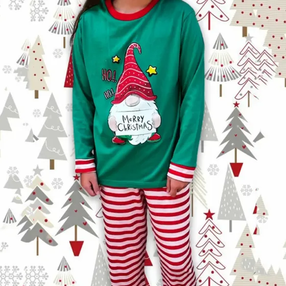 Pijama De Navidad Para Niños Y Niñas Ref. 6747