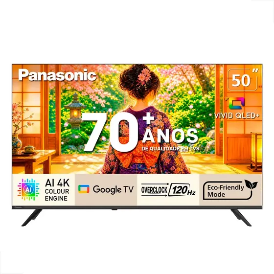 Smart Tv 50 Qled Panasonic W80cpb Google Tv Gaming Hub Audio