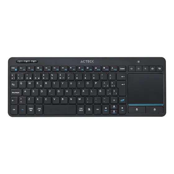 Teclado Multidispositivo Acteck Ti707 Bluetooth 2.4 Touchpad