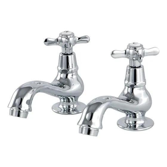 Grifo Para Lavabo 4-3 8  Alcance Boquilla Cromo Pulido