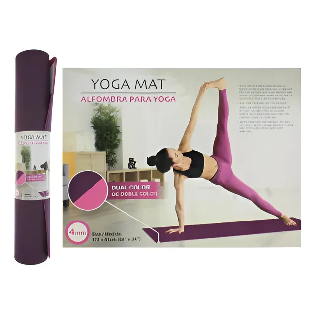 Mat De Yoga Four Sport 173x61x0.4 Cm Rosado