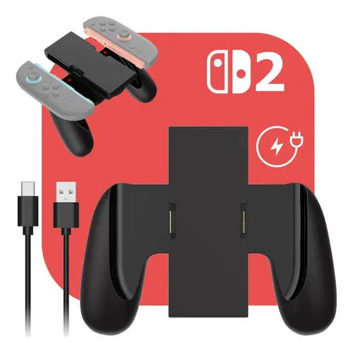 Controle joystick sem fio Nintendo Joy-Con (L)/(R) LED RGB cinza