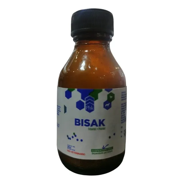 Bisak 20ml Desparasitante Suspension Oral Para Cachorros
