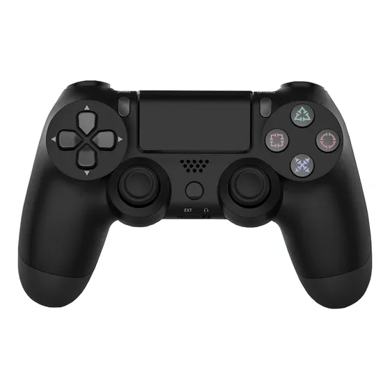 Controle Manete Sem Fio Bluetooth Compatível Com Ps4 Pc Tv Cor Preto