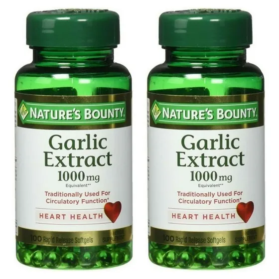 Suplemento De Extracto De Ajo Nature's Bounty De 1000 Mg En