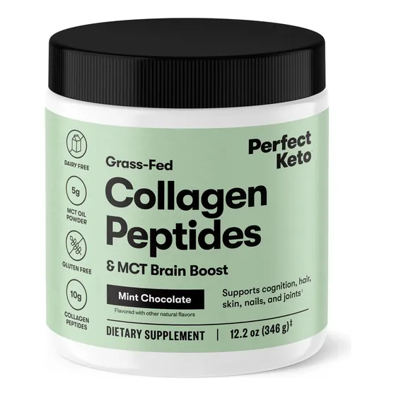 Proteína De Colágeno En Polvo Perfect Keto Con Aceite Mct 30