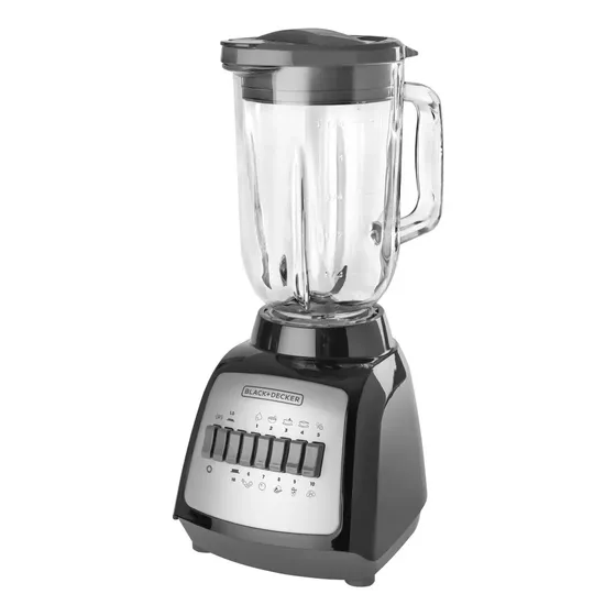 Licuadora Black+decker 10 Velocidades Jarra De Vidrio 1.25l - Negro | Cuotas sin interés