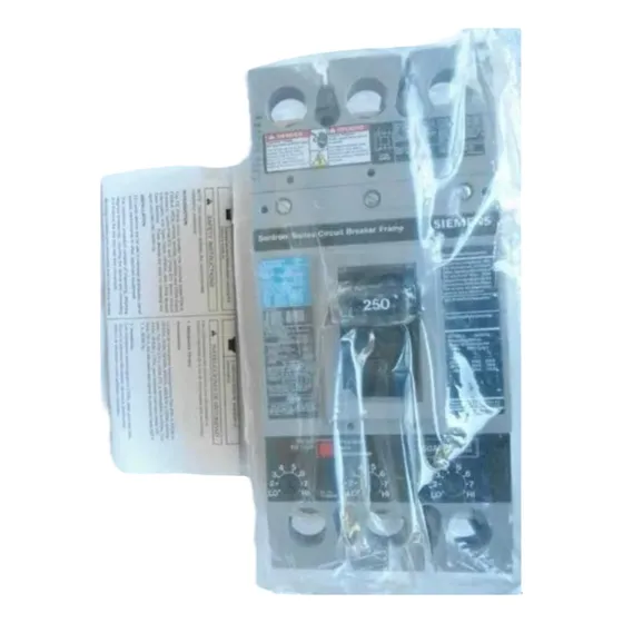 Interruptor Siemens Fxd63b250 Nuevo Con Zapatas