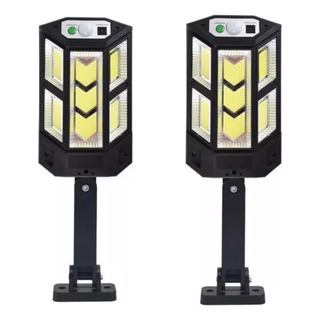 Lámpara De Pared Led Solar, Reflector, 59 Cob, Sensor De Con Lámpara De Pared Led Solar, Reflector, 59 Cob, Sensor De Con