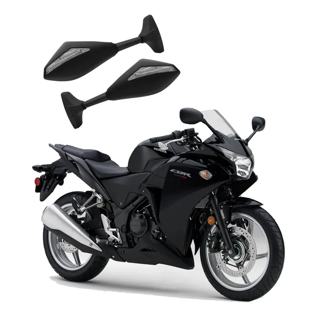 Retrovisor Com Pisca Seta Universal Carenadas Honda Cbr 250r