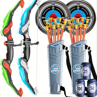 Juguete Set De Tiro Con Arco Infantil Con Luces+10flechas Juguete Set De Tiro Con Arco Infantil Con Luces+10flechas