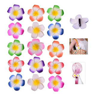 15 Horquillas Con Flores Artificiales, Horquillas 15 Horquillas Con Flores Artificiales, Horquillas