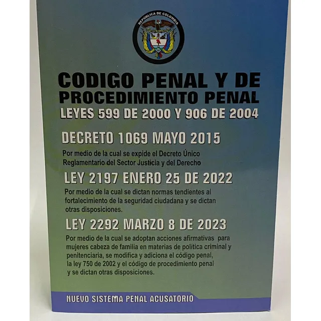 Código Penal Y De Procedimiento Penal