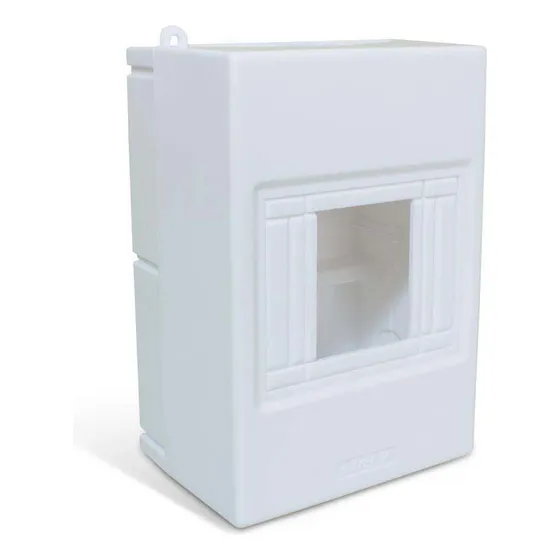 Quadro Distribuicao Sobrepor 4 Din S/ Barramento Ssct4 Steck