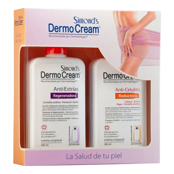 Pack Cremas Dermocream Anti-estrías & Anti-celulitis