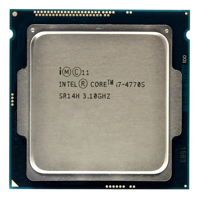 Procesador gamer Intel Core i7-4770S CM8064601465504 de 4 núcleos y 3.9GHz de frecuencia con gráfica integrada