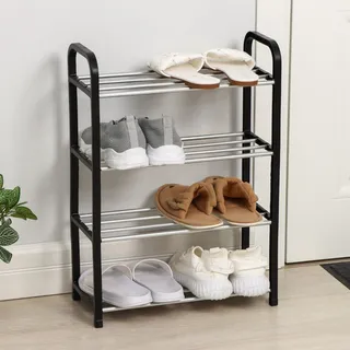 Sapateira Organizador Porta Sapatos 8 Pares TĂȘnis Sapato Cor Preto Sapateira Organizador Porta Sapatos 8 Pares TĂȘnis Sapato Cor Preto