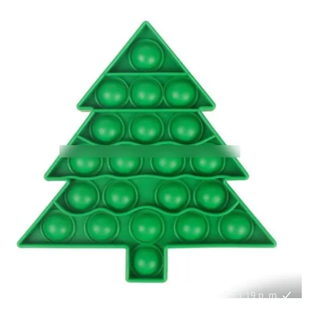 Pop It Figuras Navideñas Juguete Antiestres
